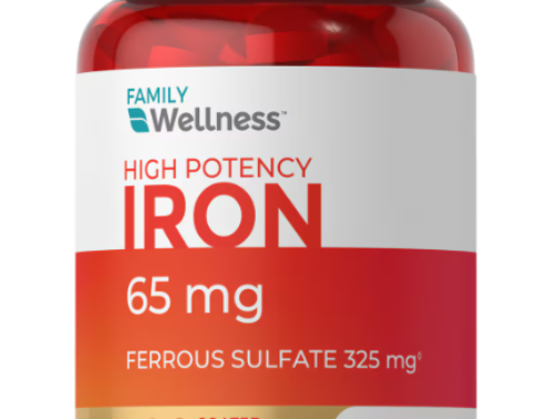 Iron 65mg Front